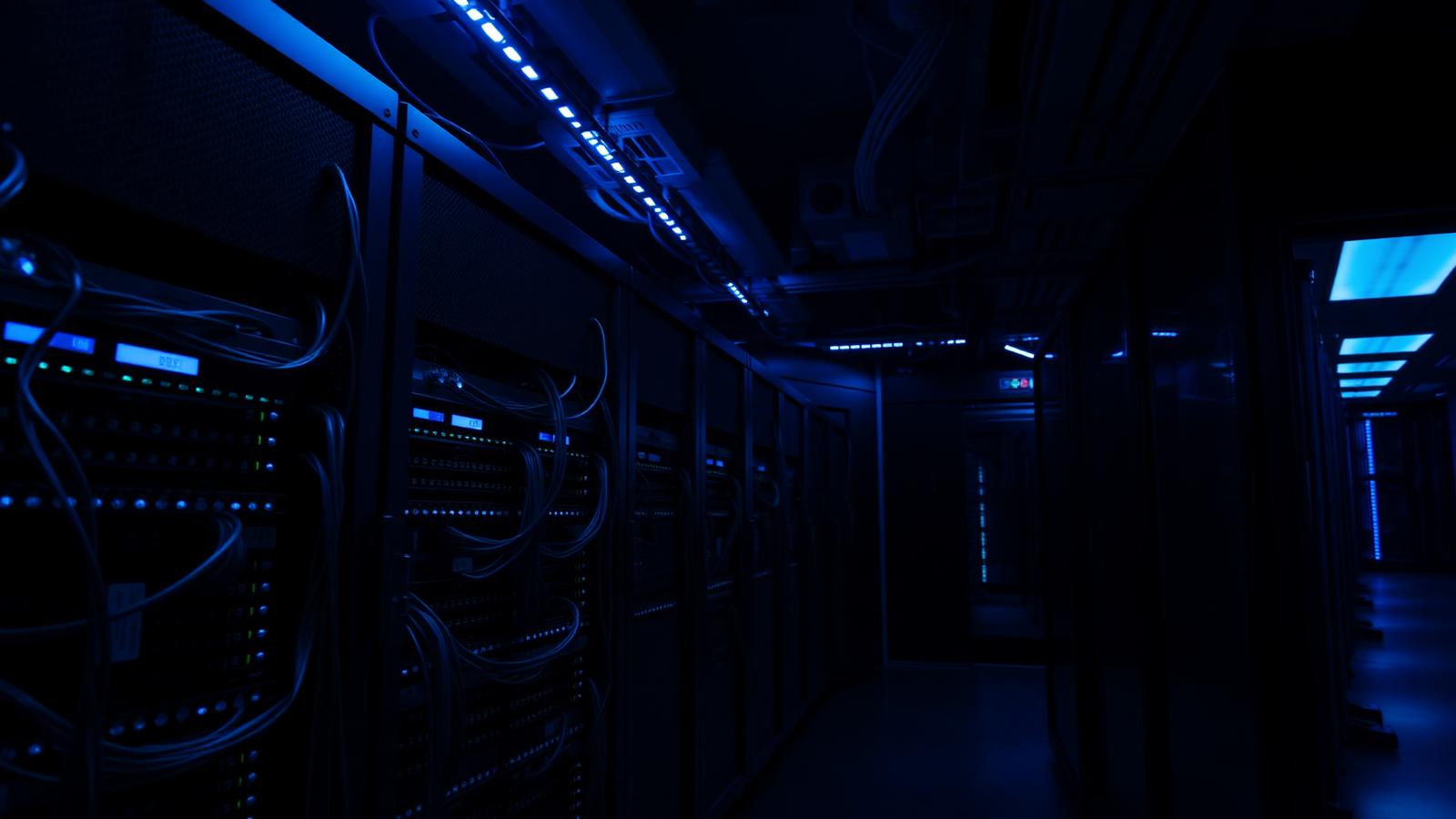 Network racks in a modern data centre